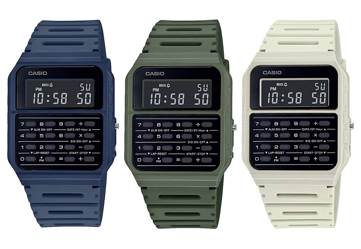 Casio S Data Bank Calculator Watch Looks Great In Resin Colors