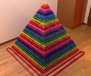 Largest Domino Pyramid