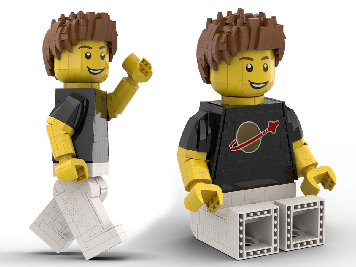 Large discount lego minifigure