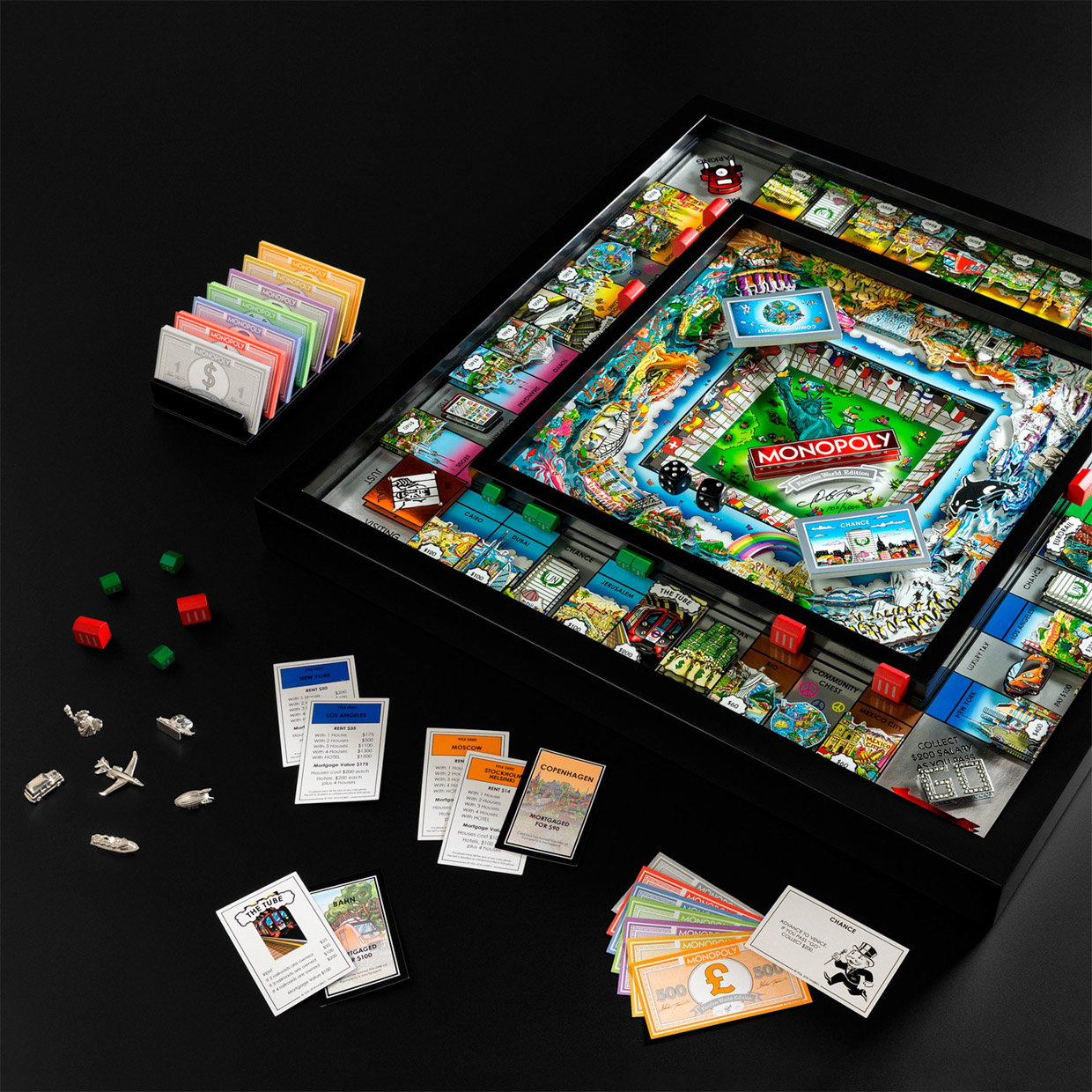 Monopoly Fazzino 3D World Edition