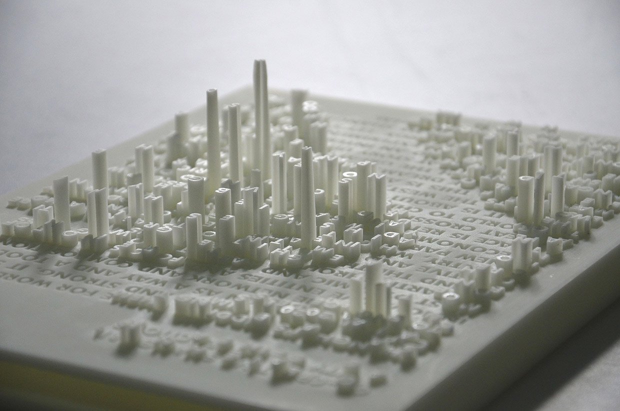 3D Printed Textscapes