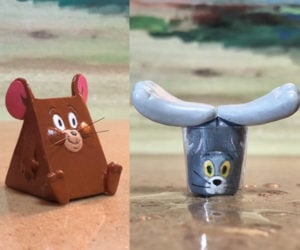 Tom and Jerry Mini Sculptures