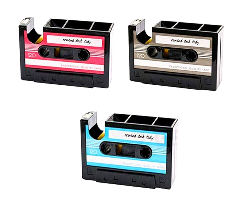 Cassette Tape Desk Caddy