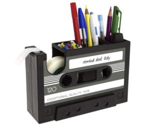 Cassette Tape Desk Caddy