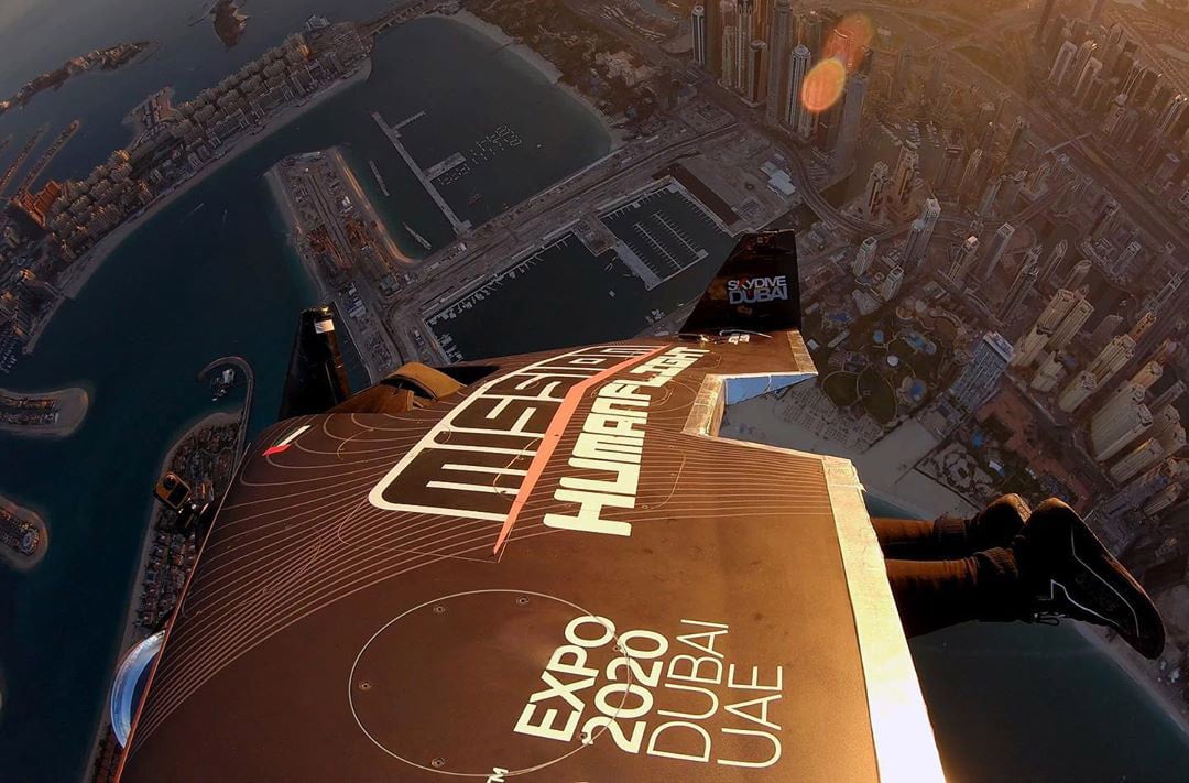 Jetman over Dubai