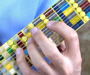 LEGO Microtonal Guitar