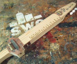 Making a Sword Lap Guitar