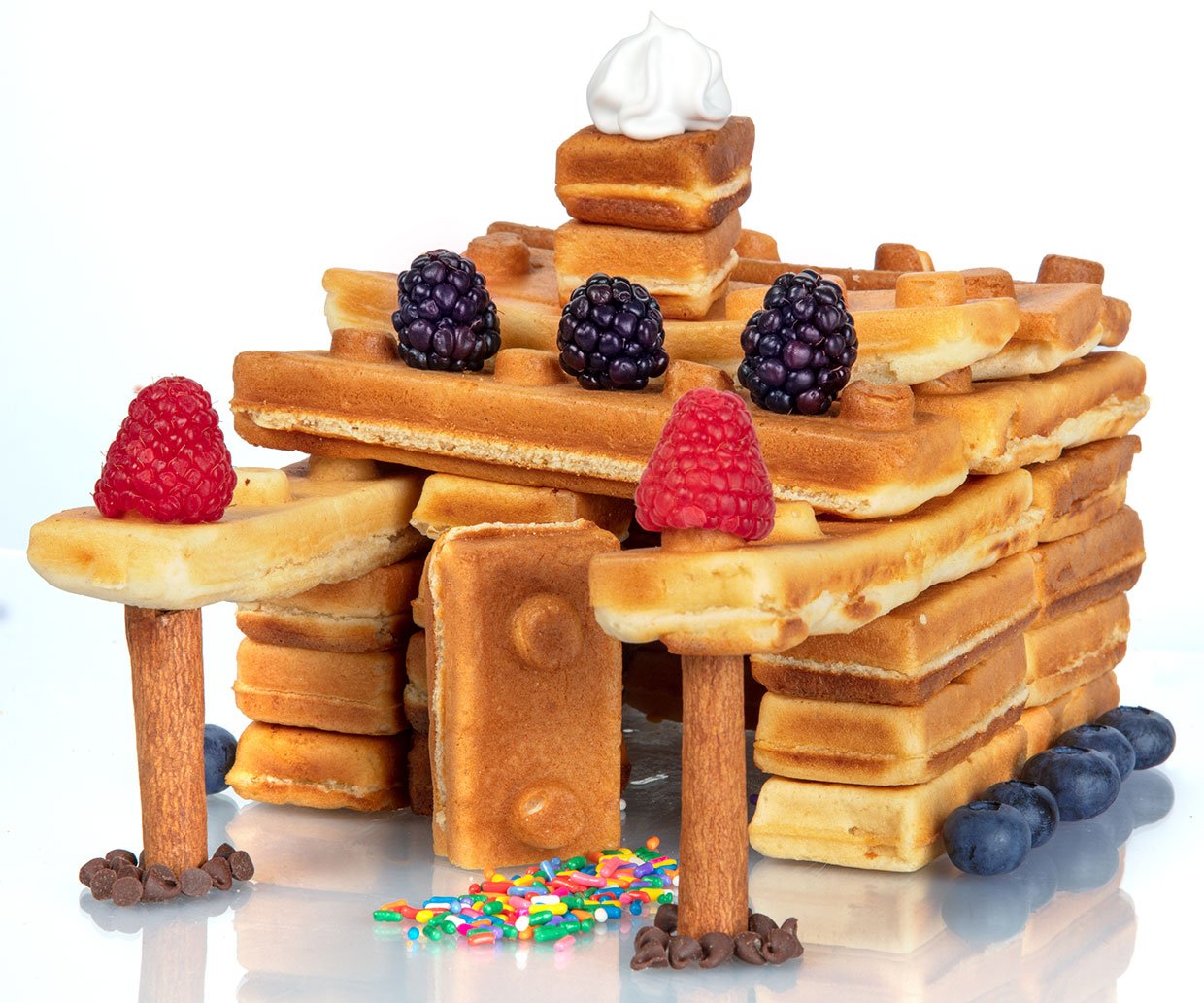 Building Brick Waffle Maker, Kids Breakfast