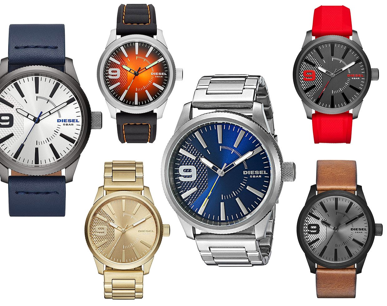 Diesel Rasp Watches Offer a Ton of Variety with a Bold, Modern Style