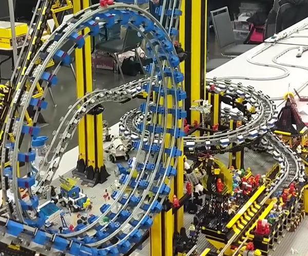 Awesome LEGO Roller Coaster