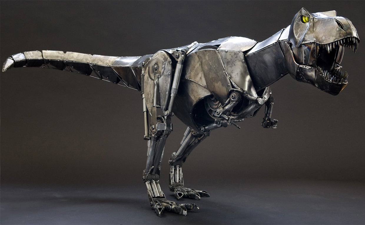 These Metal Animal Sculptures Look Incredibly Impressive