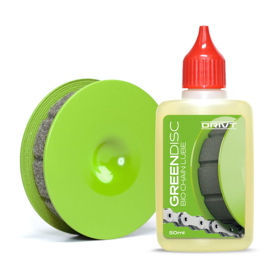 Green Disc Bike Chain Lubricator