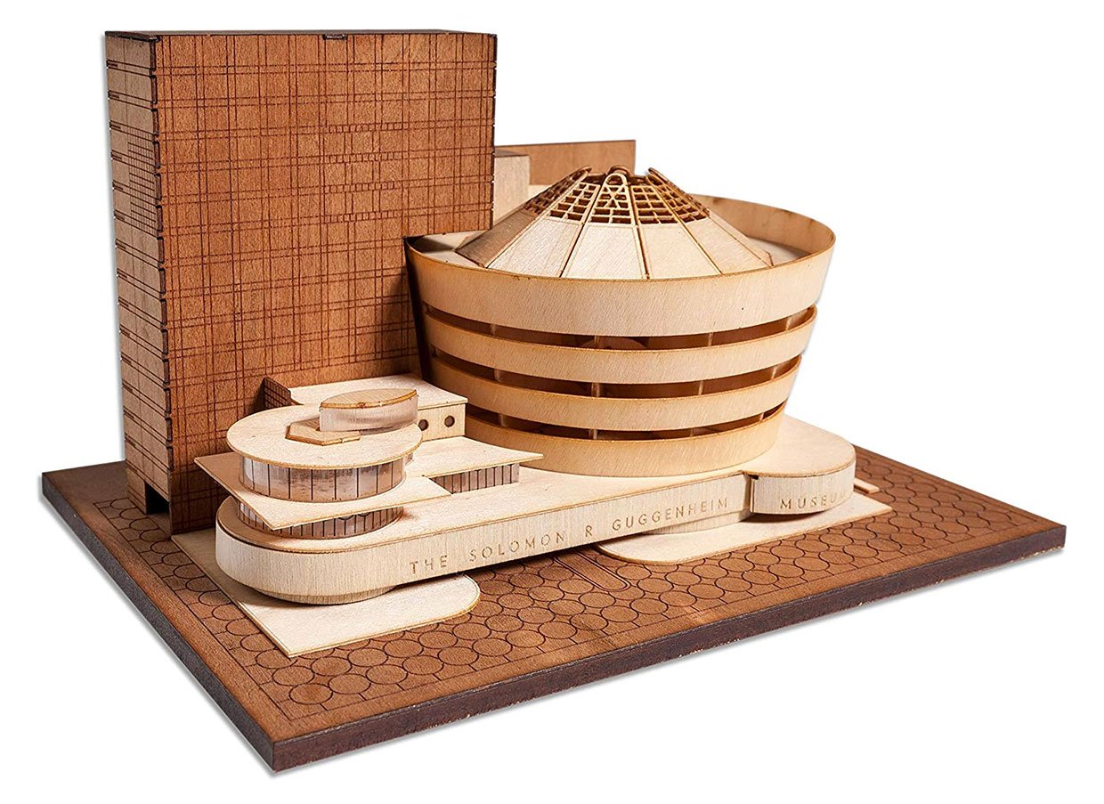 Guggenheim Museum Wood Model