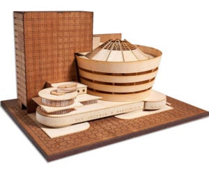 Guggenheim Museum Wood Model