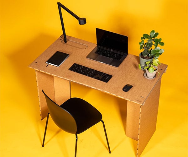 StayTheF***Home Cardboard Desk