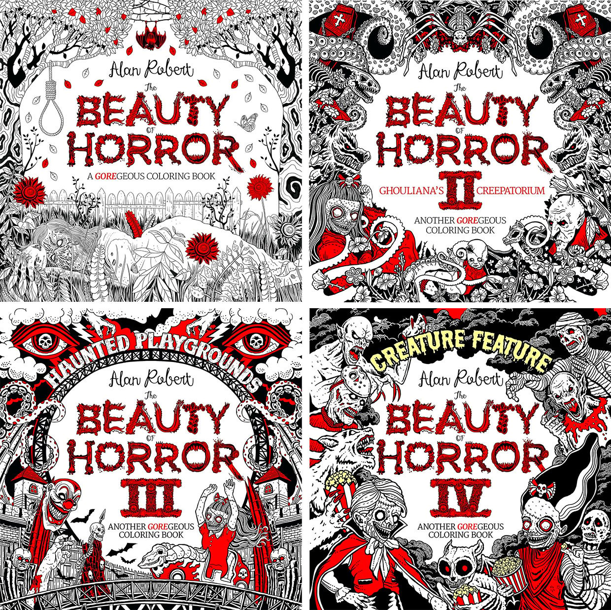 The Beauty of Horror Coloring Books