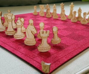 Felt + Pin Chess Set
