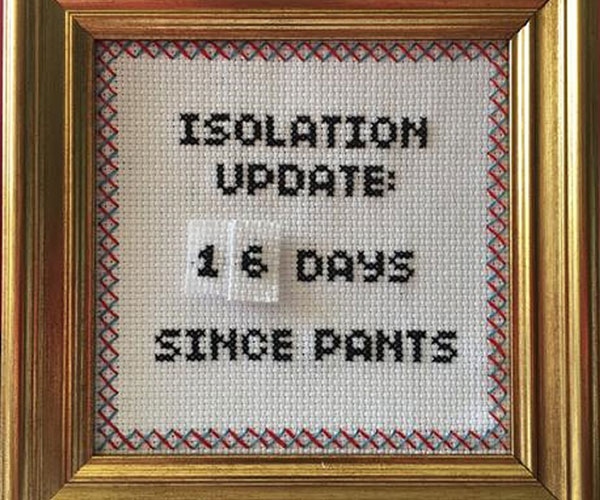 Isolation Update Cross Stitch Kit