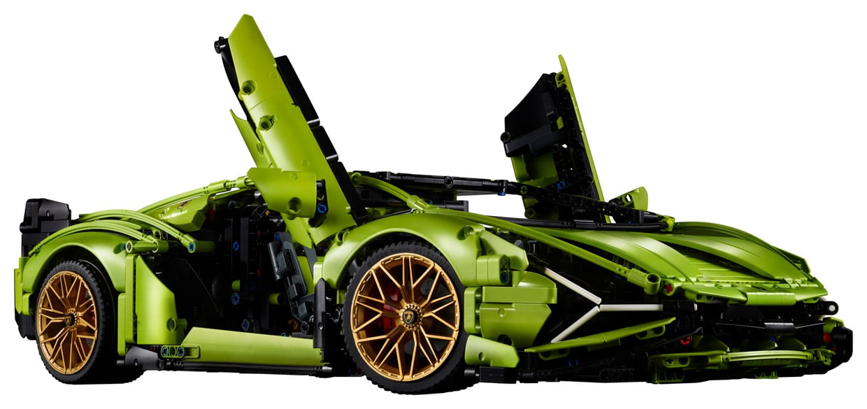 The LEGO Technic Lamborghini Sián FKP 37 Has Billionaire Doors