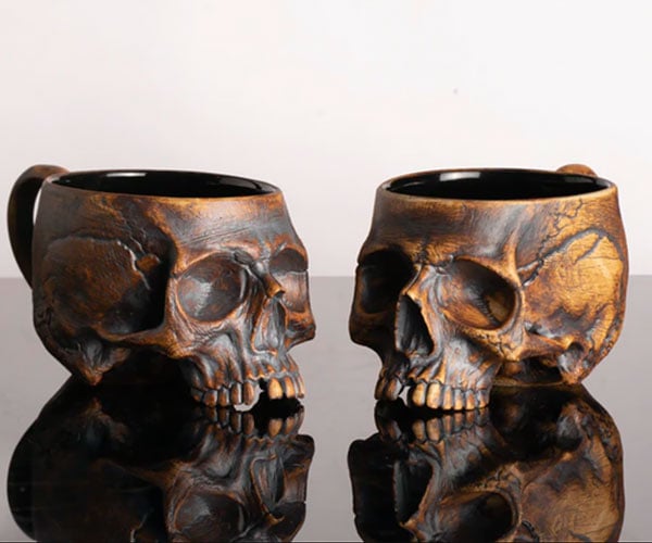 Memento Mori Skull Cups