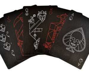Pitch Black Playing Cards