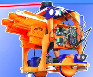 Autonomous LiDAR NERF Robot
