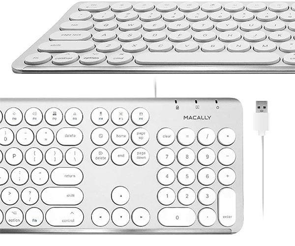 Macally Round Key Mac Keyboard
