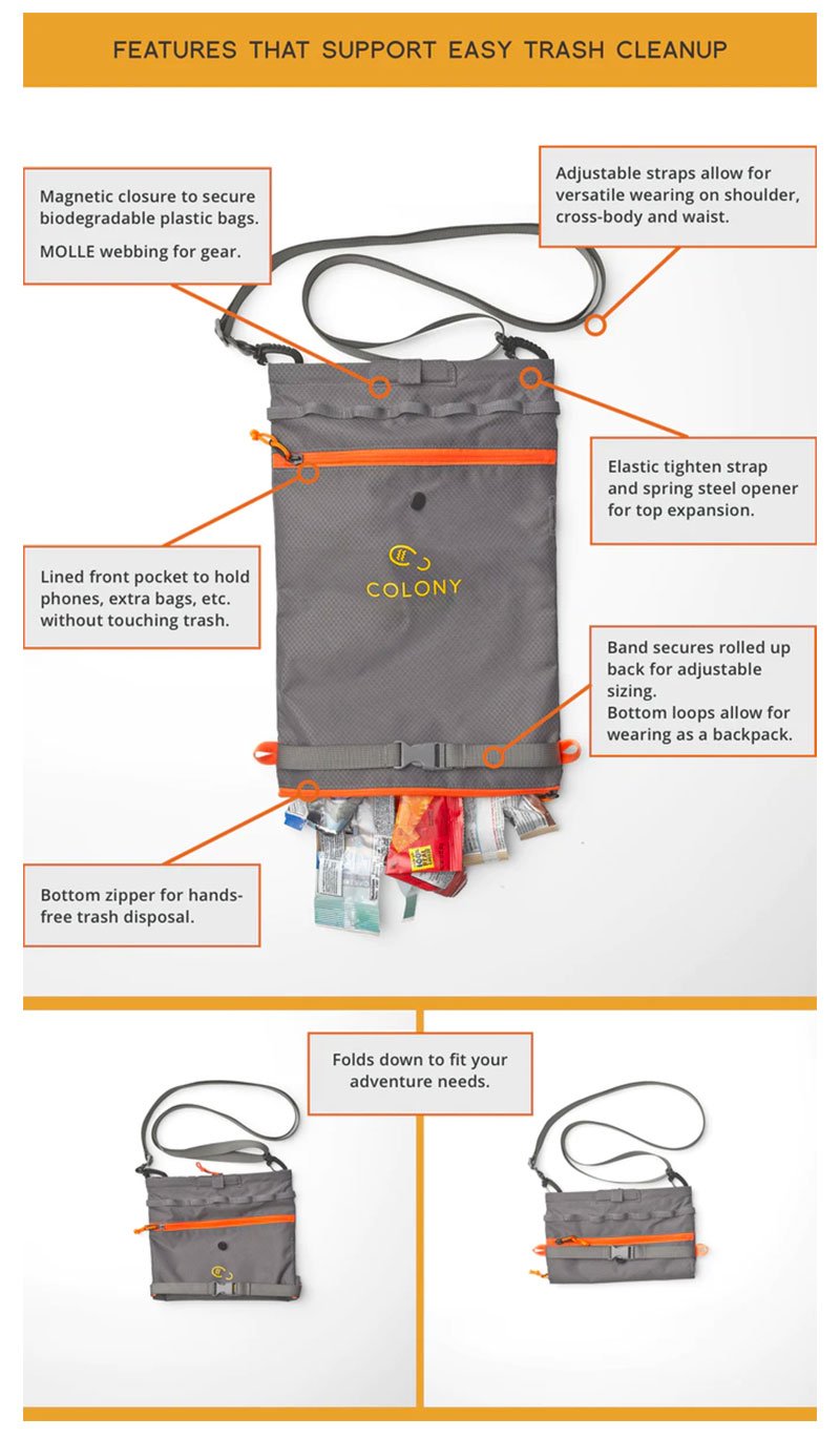 Colony Cleanup Trail Bag