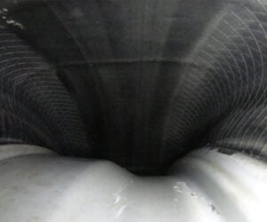 Inside a Rolling Car Tire