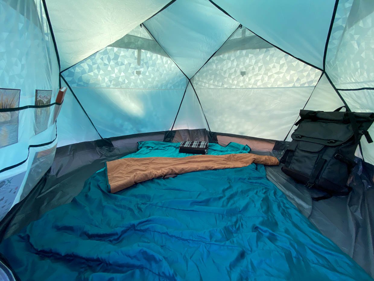 Urban Camping in The Cave Tent