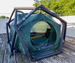 Urban Camping in The Cave Tent