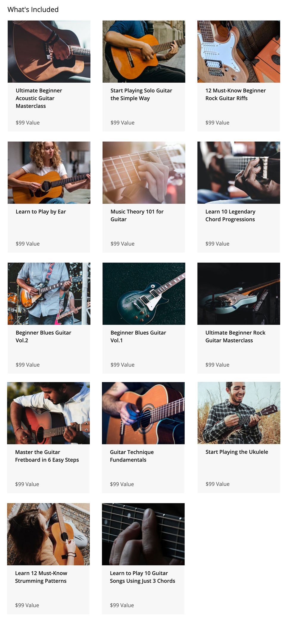 Learn to Play Guitar Bundle
