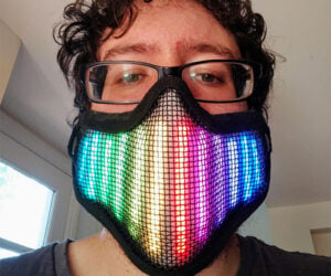 Neopixel LED Face Mask