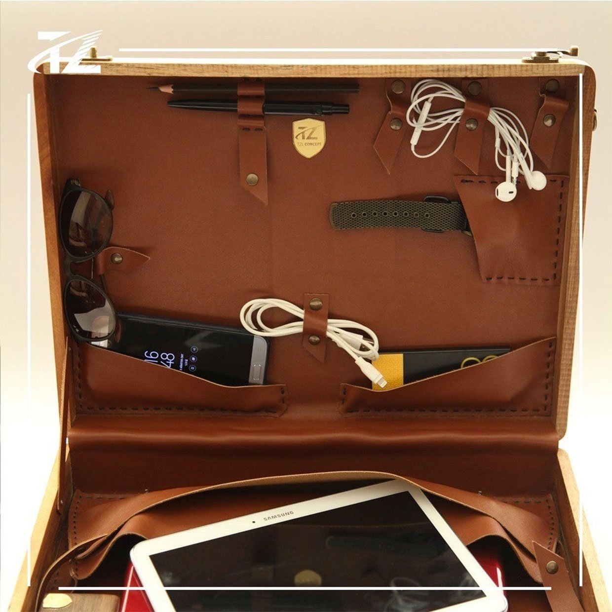 TZL Wooden Briefcase