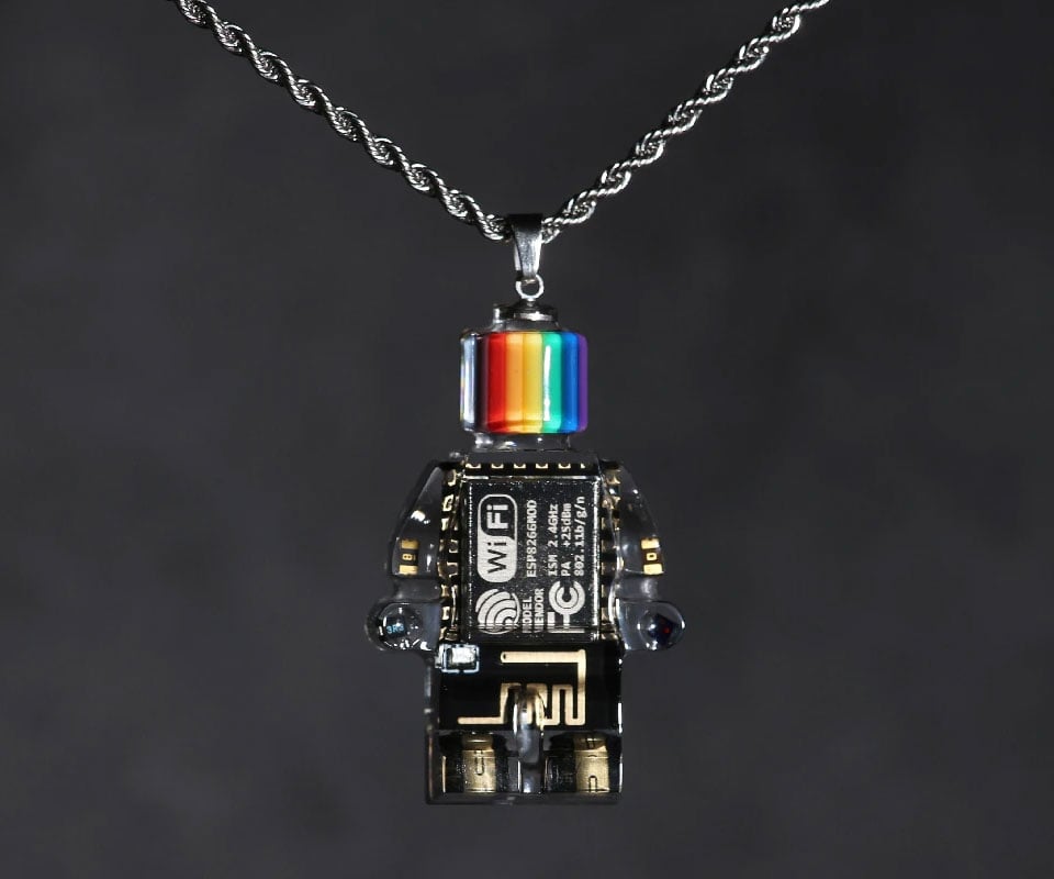 Xalipha Electro Minifig Pendants