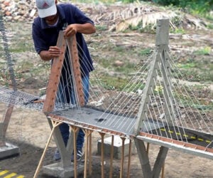 Building a Mini Suspension Bridge