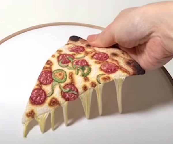 Realistic Food Embroidery