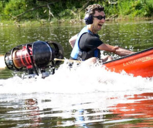 Jet-powered Canoe