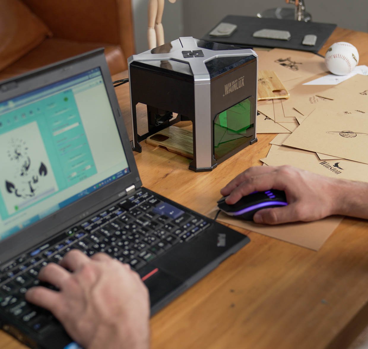 The Wainlux K6 Is a Cheap Way to Put a Laser Engraver on Your Desk