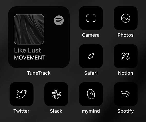 Traf Ios 14 Icons Give Your Device A Black And White Makeover