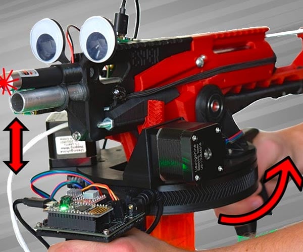 Auto-aiming NERF Blaster
