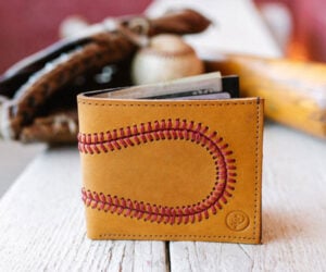 Baseball Glove Leather Wallet