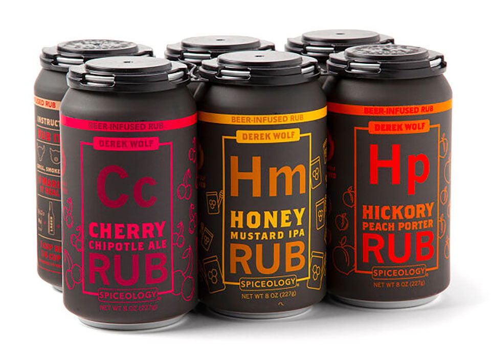 Beer-Infused Rubs Six-Pack