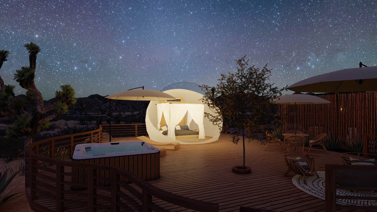 Stargaze in the Desert in Joshua Tree's Bubble Hotel