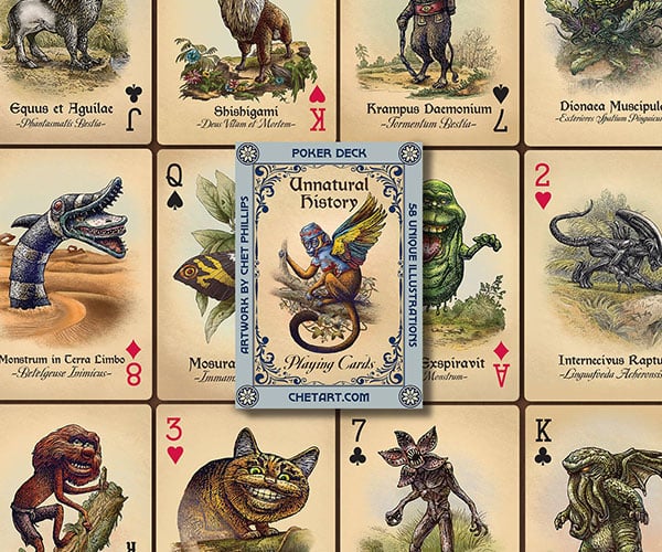 Unnatural History Playing Cards