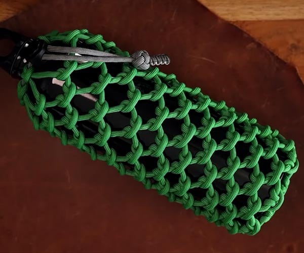 How to Wrap a Bottle in Paracord