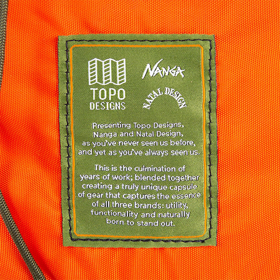 Topo Designs x Nanga x Natal Camo Rover Shoulder Pack