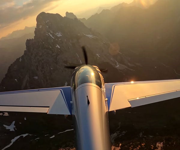 Austrian Alps Stunt Flight