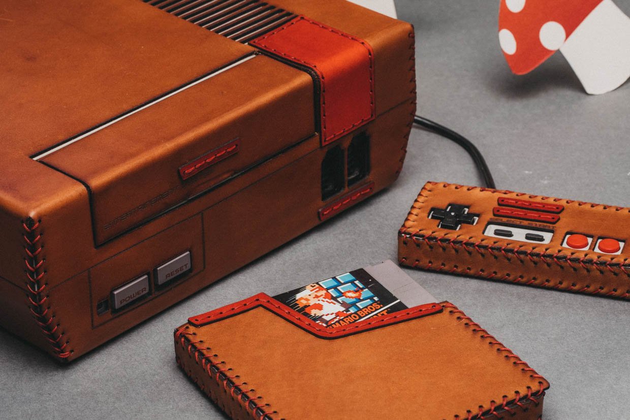 Bexar Goods Leather NES Console