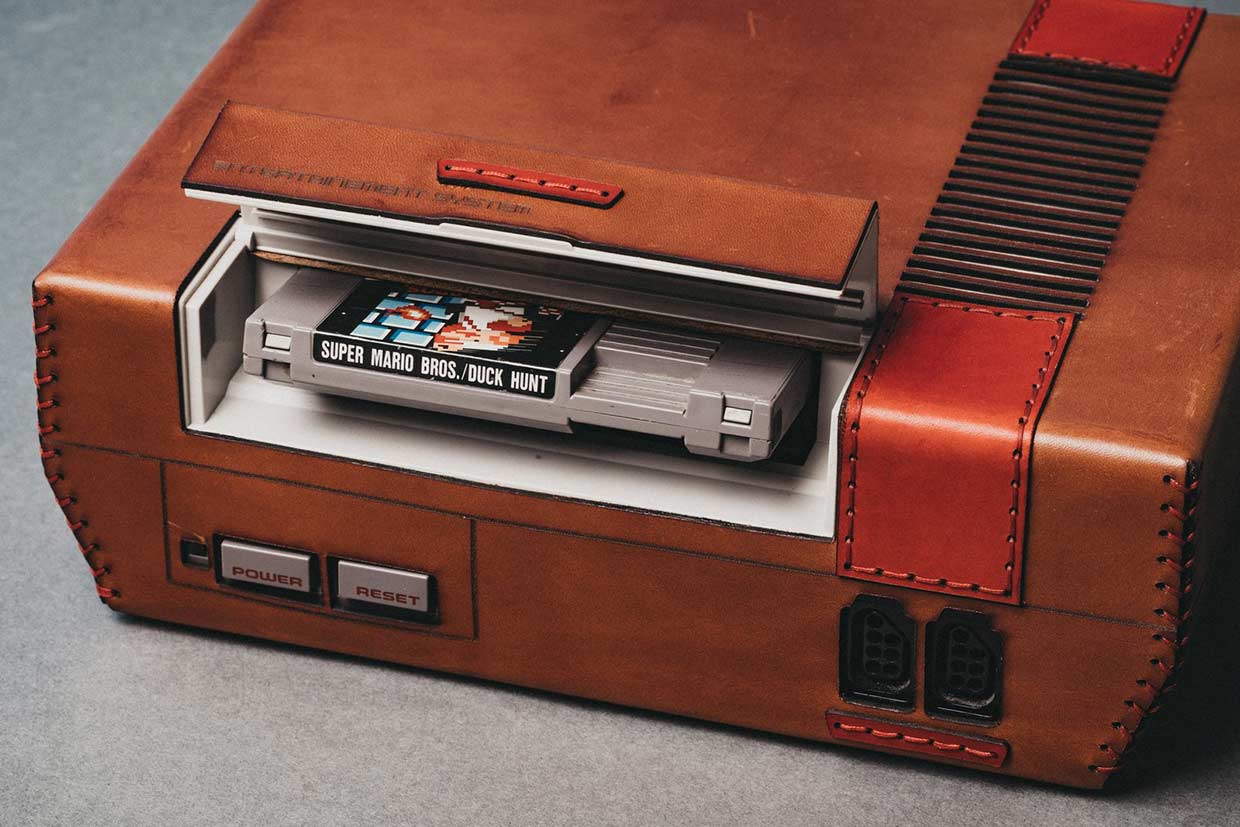 Bexar Goods Leather NES Console